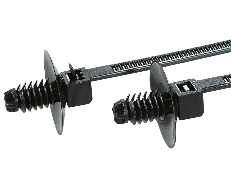 Double Dragon 100 Stück PA66-Nylon-Kabelbinder – 400x9 Mm, 79,4 Kg Zugfestigkeit