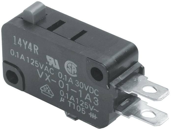 Aratas VX-01-1A3 Mikrokontakt 30 V/DC 0.1 A 1 x On/(On) 1 stk Bag