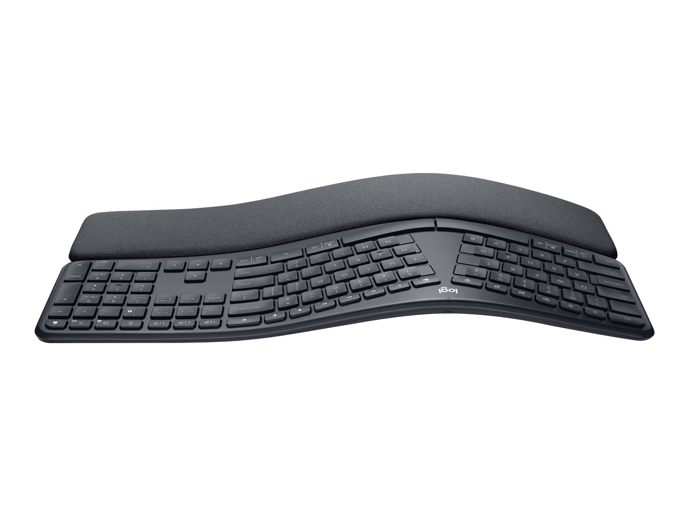 Logitech Kabelfri Tastatur Deutsch, QWERTZ Grafit Håndledsstøtte-7