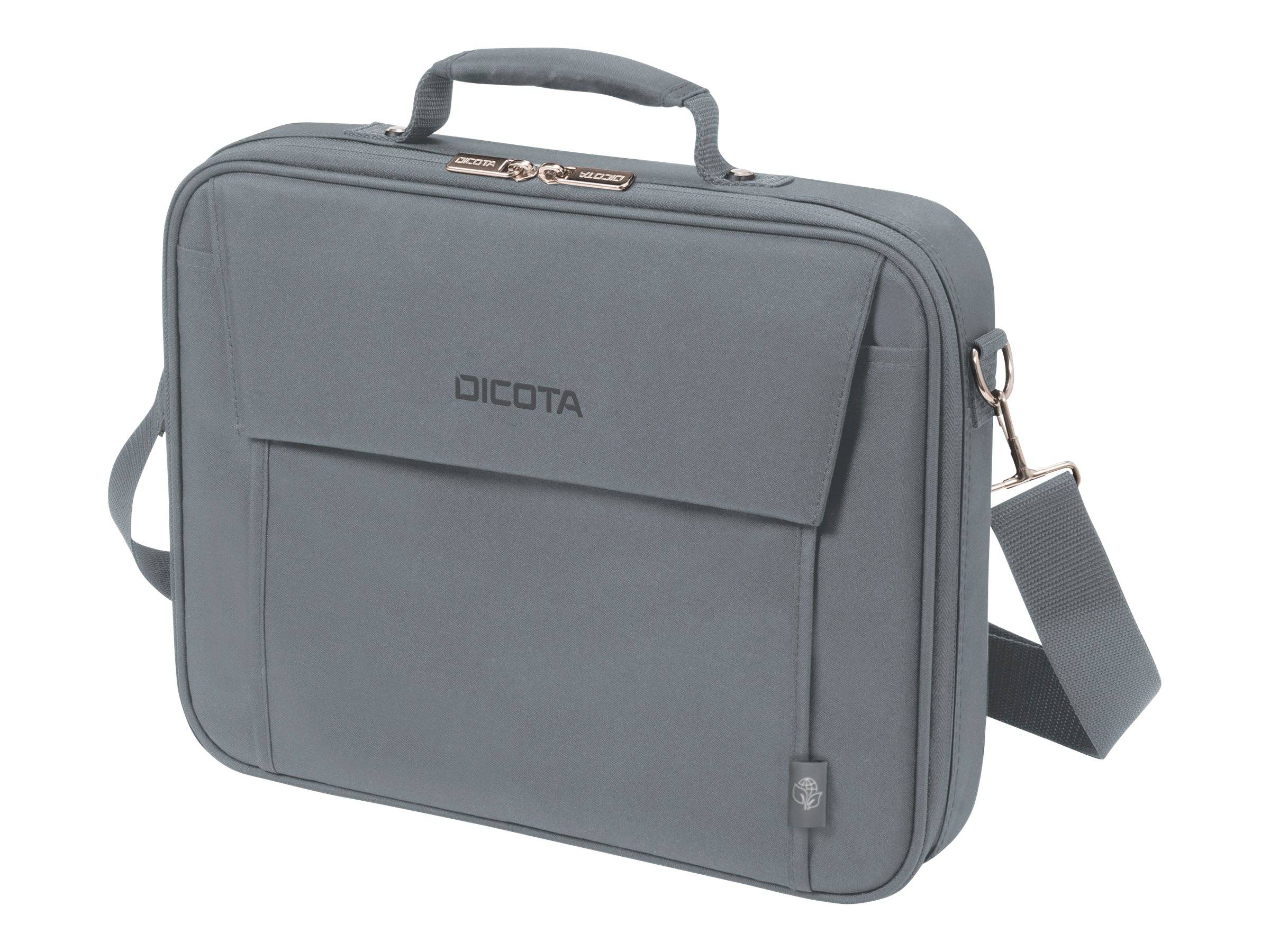 Dicota Bærbar computer-taske Eco Multi BASE Passer til maksimalt: 43,9 cm (17,3") Grå