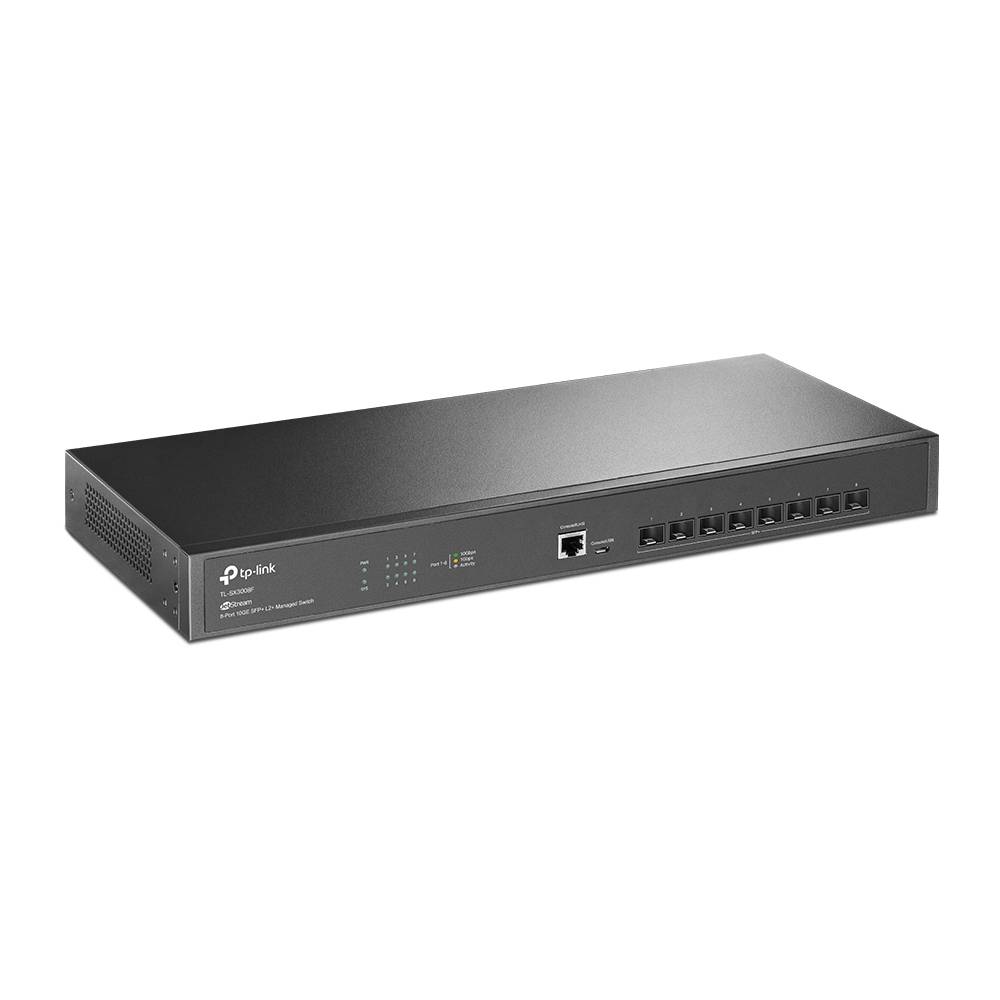 TP-LINK TL-SX3008F Switch Strømforsyning-switch 10 GBit/s integreret Firewall-2