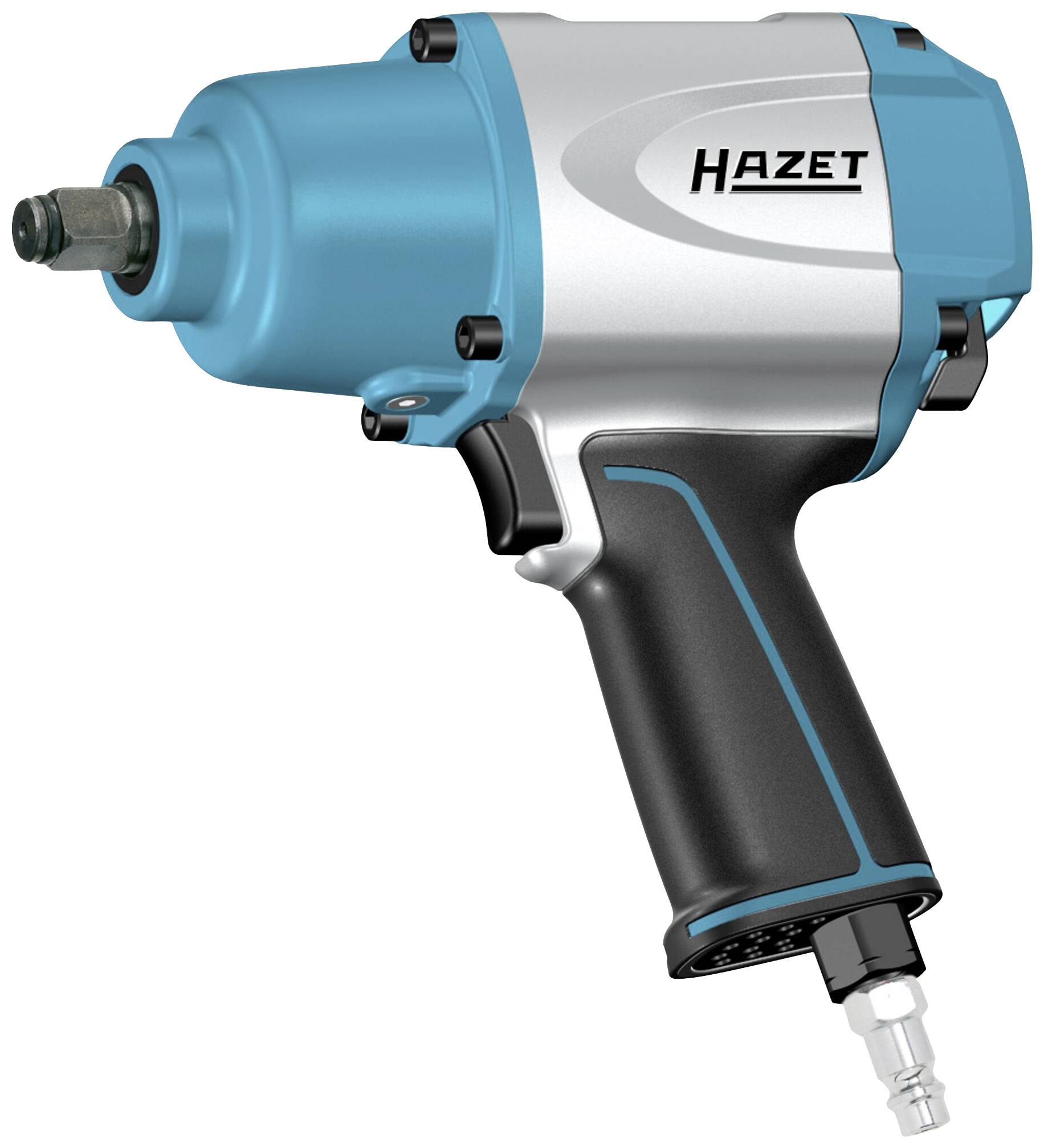 Hazet 9012SPC 9012SPC Slagskruer med trykluft Værktøjsholder: 1/2" (12,5 mm) udvendig firkant Drejningsmoment (max.): 850 Nm
