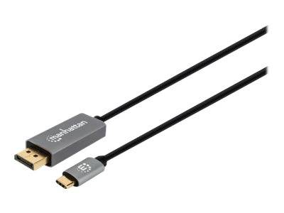 Manhattan USB-kabel DisplayPort 1.4 USB-C® stik 2 m Flerfarvet 8K UHD 354844-0