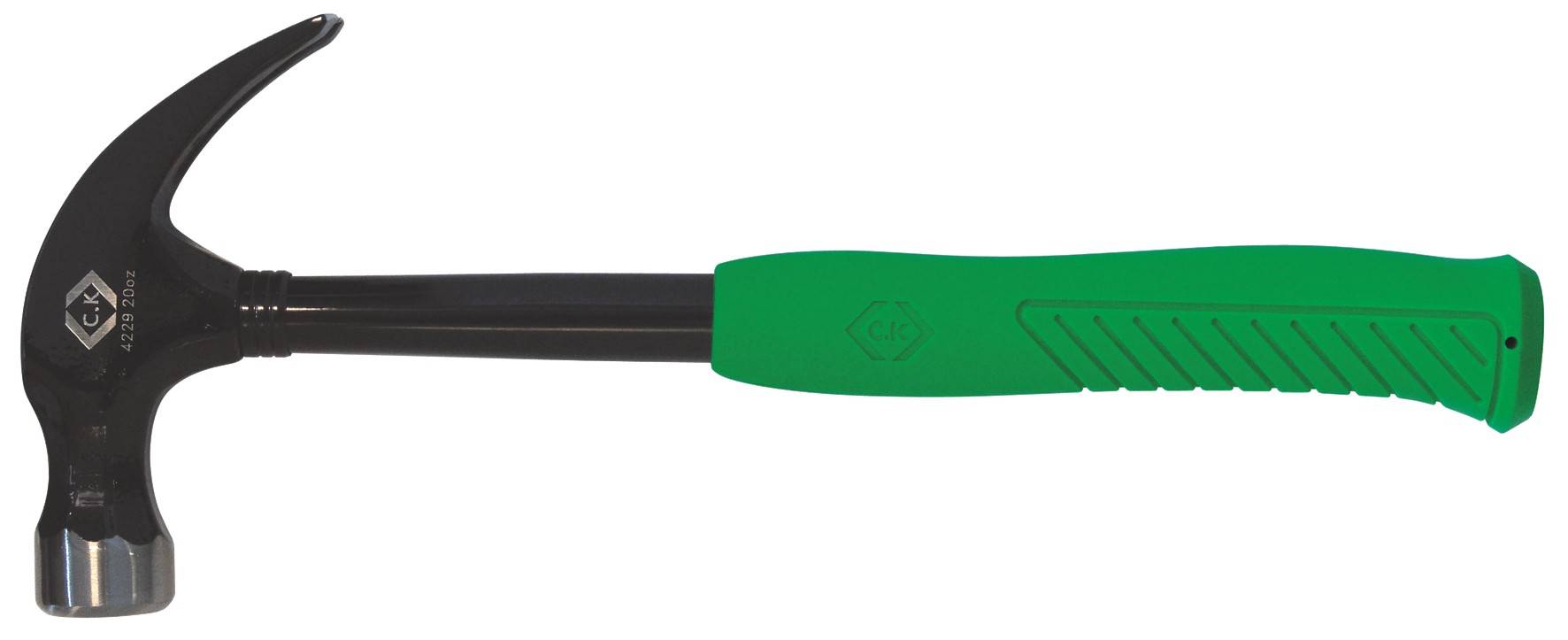C.K. T4229 20 Claw Hammer With Green Neon Grip 568g-0