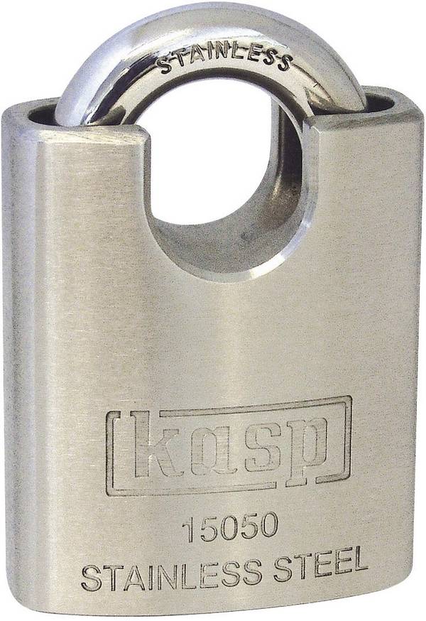 Kasp K15050D Hængelås 50 mm Forskellige   Sølv Nøglelås