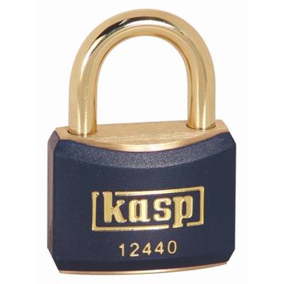 Kasp K12440BLUD Hængelås 40 mm Forskellige Gyldengul Nøglelås