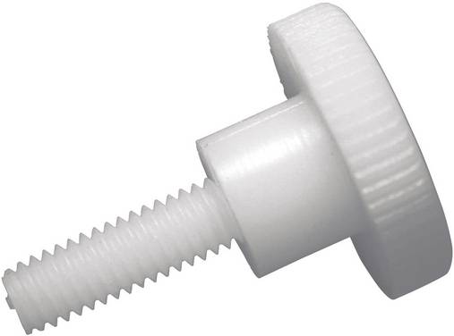 TOOLCRAFT 830395 Fingerskruer M4 20 mm DIN 464 Plastic , Polyamid 10 stk