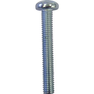 TOOLCRAFT 839877 Linseskruer M2 5 mm T-profil DIN 7985 Rustfrit stål 20 stk
