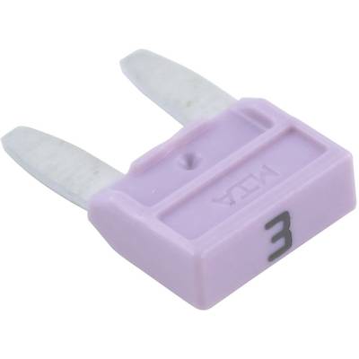 MTA Automotive 341.122 330.022 Mini fladsikring  3 A Violet 1 stk