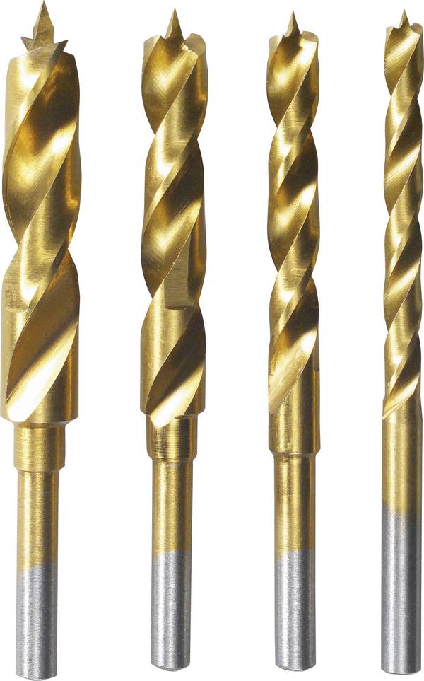 Dremel 26150636JA Træ-spiralbor-sæt 4 dele 3 mm, 4 mm, 5 mm, 6 mm Cylinderskaft 1 Set