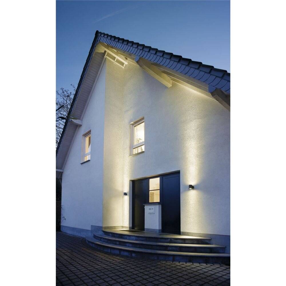Prisbillede for SLV Sitra Up & Down 230365 Udendørs vægbelysning Energisparepære GX53 18 W Antracit