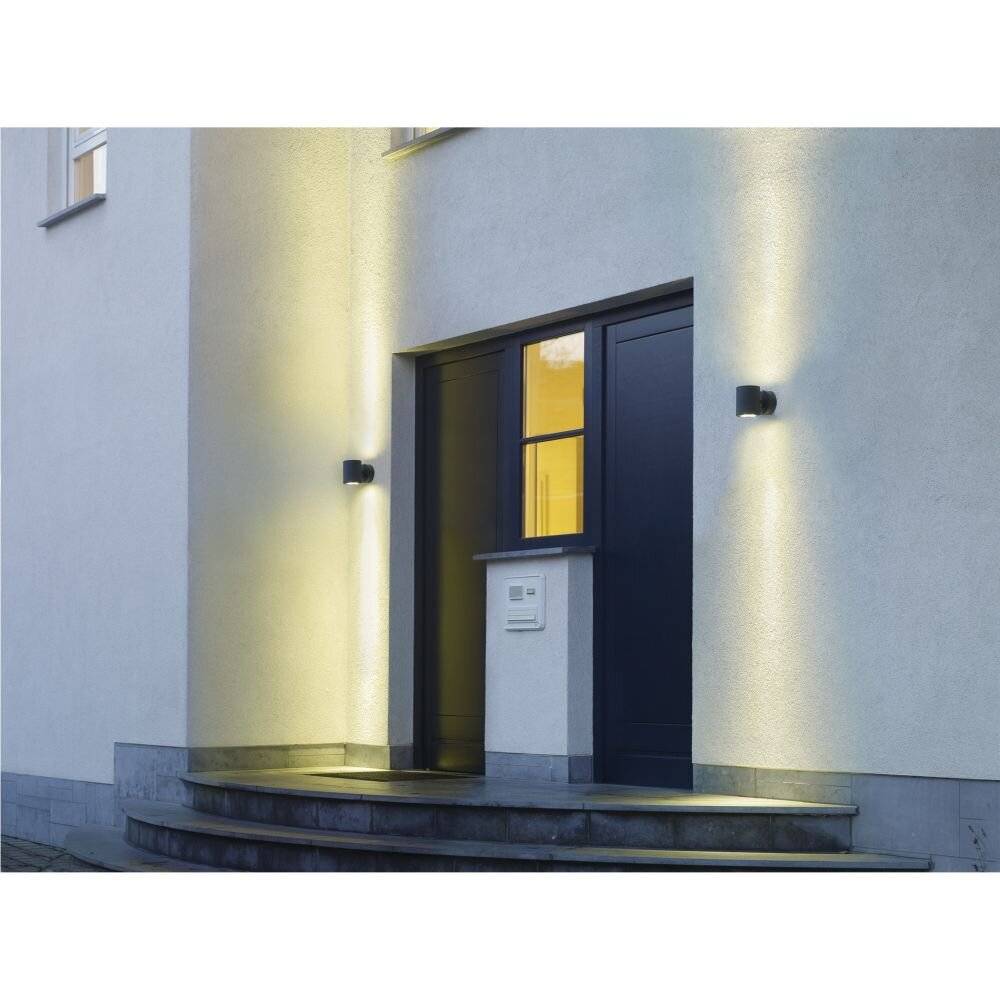 OSymbolbillede for SLV Sitra Up & Down 230365 Udendørs vægbelysning Energisparepære GX53 18 W Antracit