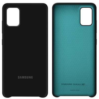 Samsung Silicone Cover Cover Samsung Samsung Galaxy A51 Sort Stødsikker