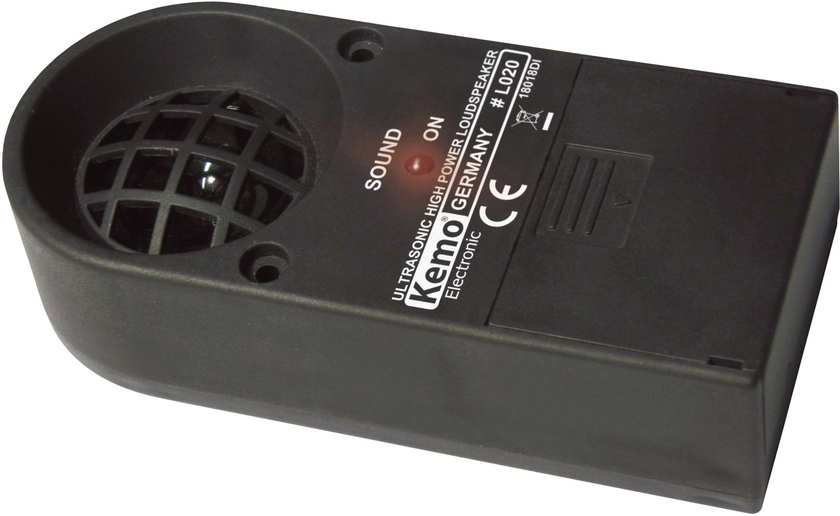 Et ultralydapparat fra Kemo Germany, model M161, med LED-display og CE-mærkning, til skadedyrsbekæmpelse.