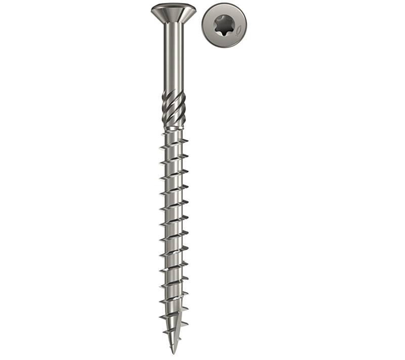 Fischer 660610 Terrasseskruer 5 mm 70 mm Invendig sekskant, Indvendig ...