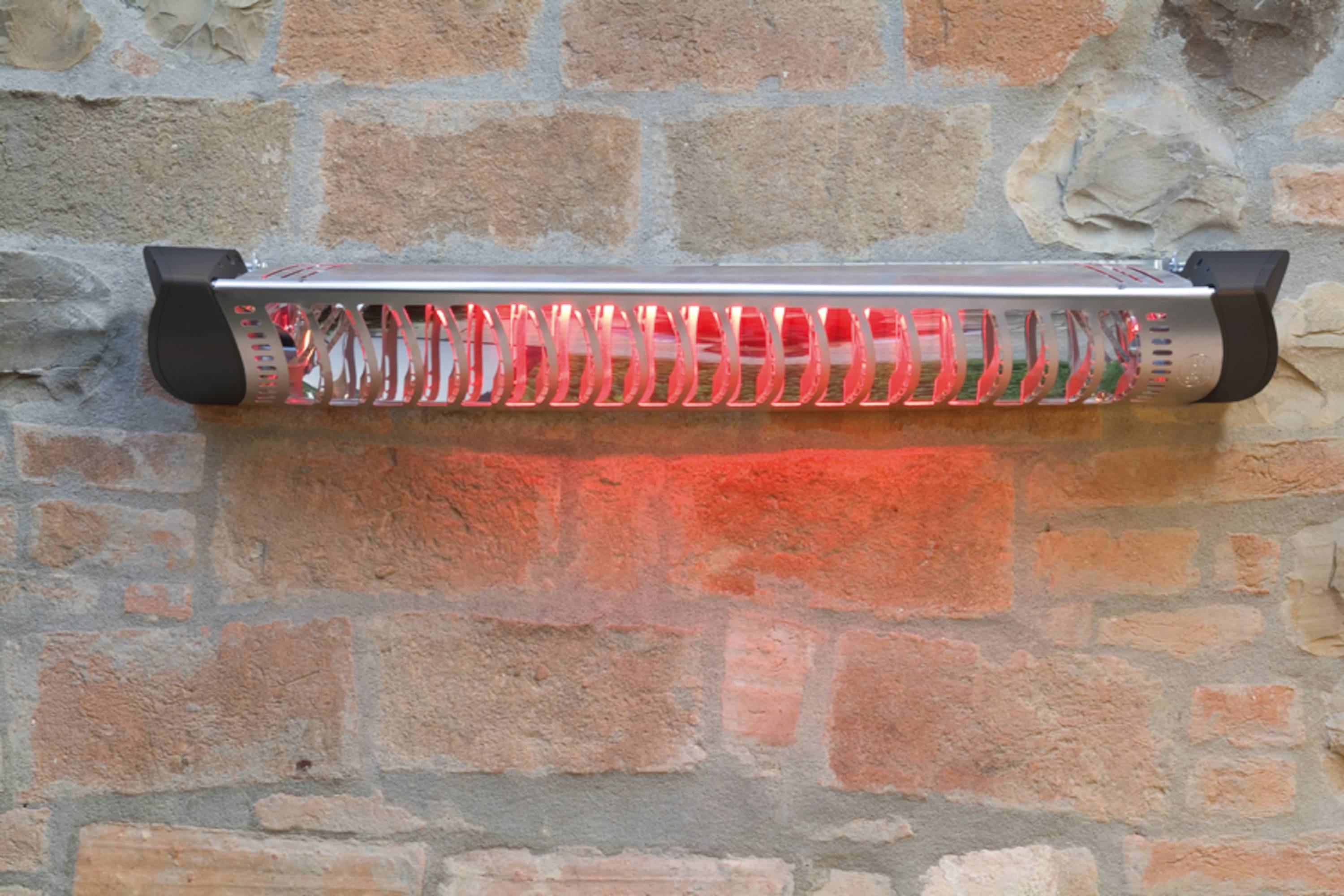 Mo-el Sharklite 1200 W Halogen-IR-projektør 1200 W 6 m² Sølv-1