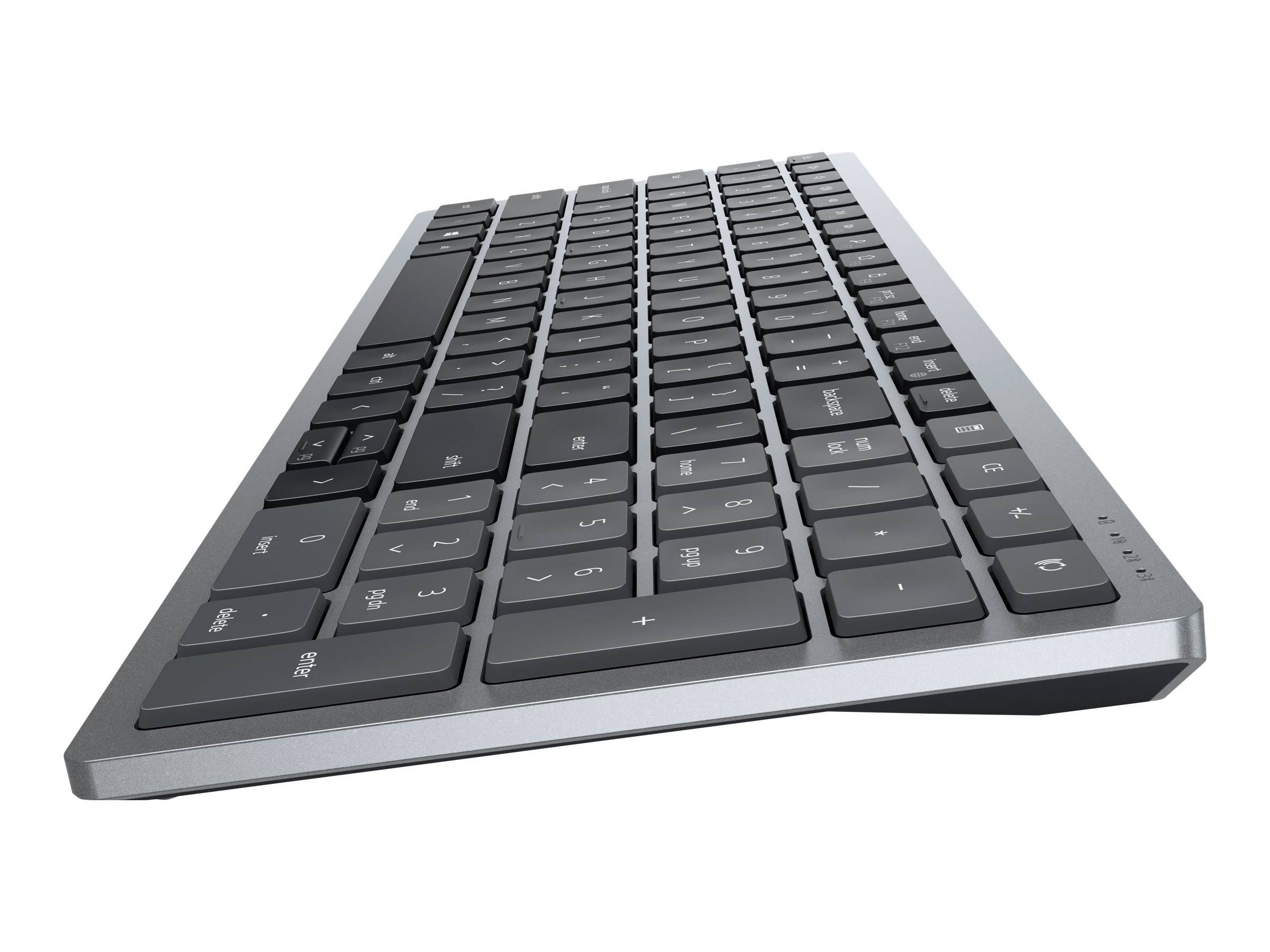Dell Dell KB740 - Tastatur - kompakt, mehrere Geräte Tastatur, taltastatur, musesæt Deutsch, QWERTZ Flerfarvet-2