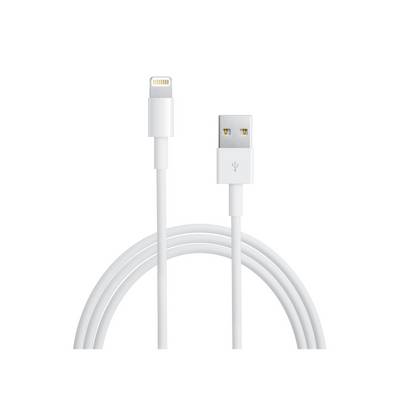 Apple USB-kabel B-vare (beskadiget / manglende indpakning) USB 2.0 USB-A-hanstik, Apple Lightning-stik 1.00 m Hvid MD818-1