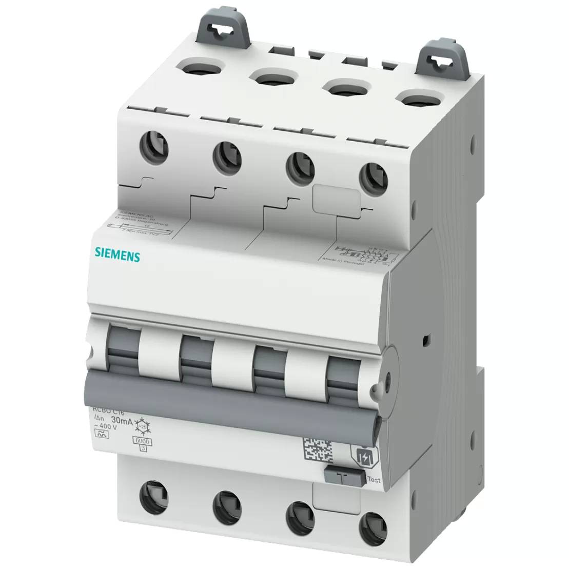 SIEM 5SU1346-6FP06 FI/LS 4P B6 6KA type A 30mA 4TE main image 1