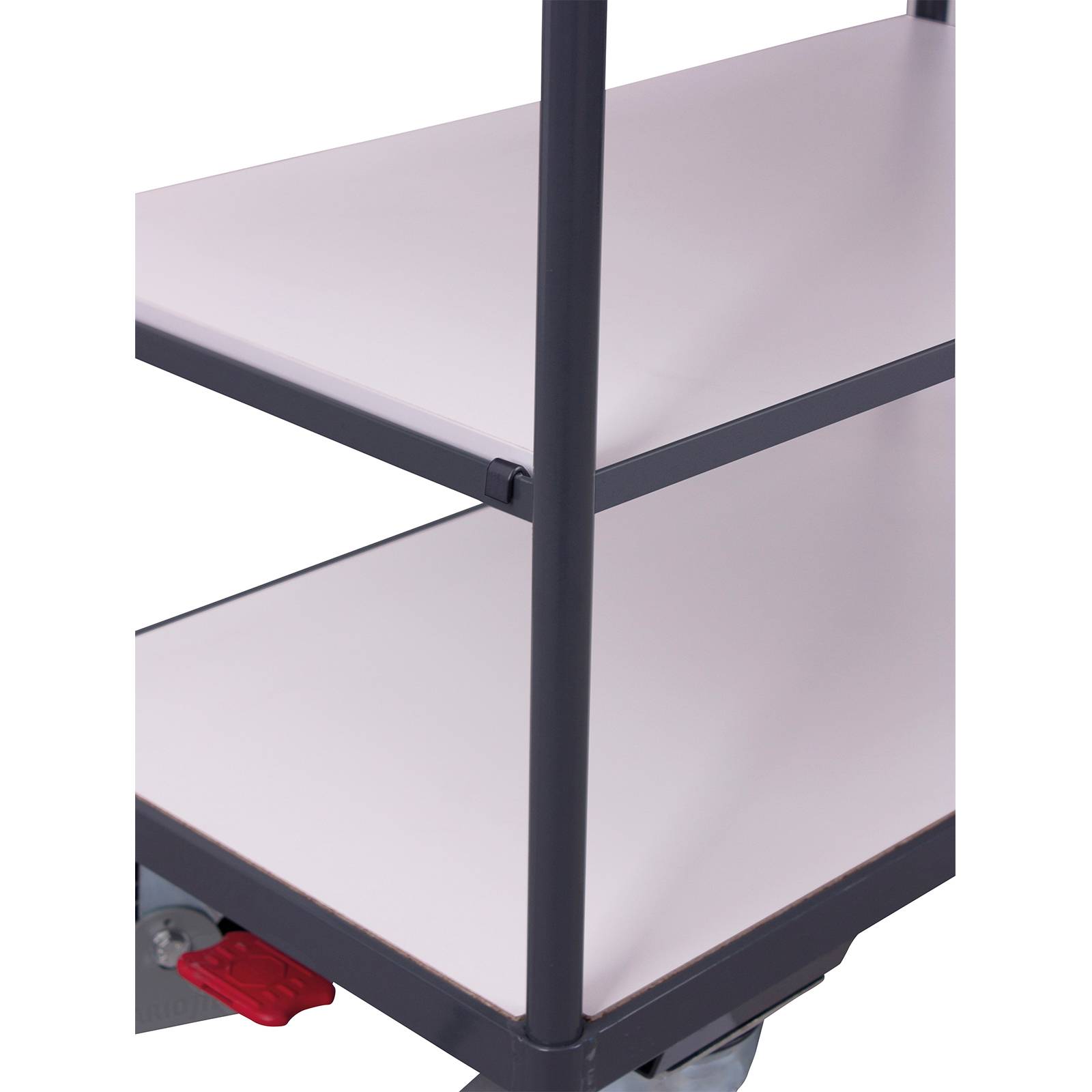 VARIOfit sw-500.257 SW-500.257 ESD Etagevogn Bremse Stål pulverbelagt Bæreevne (max.): 250 kg Grafitgrå (RAL 7024)-2