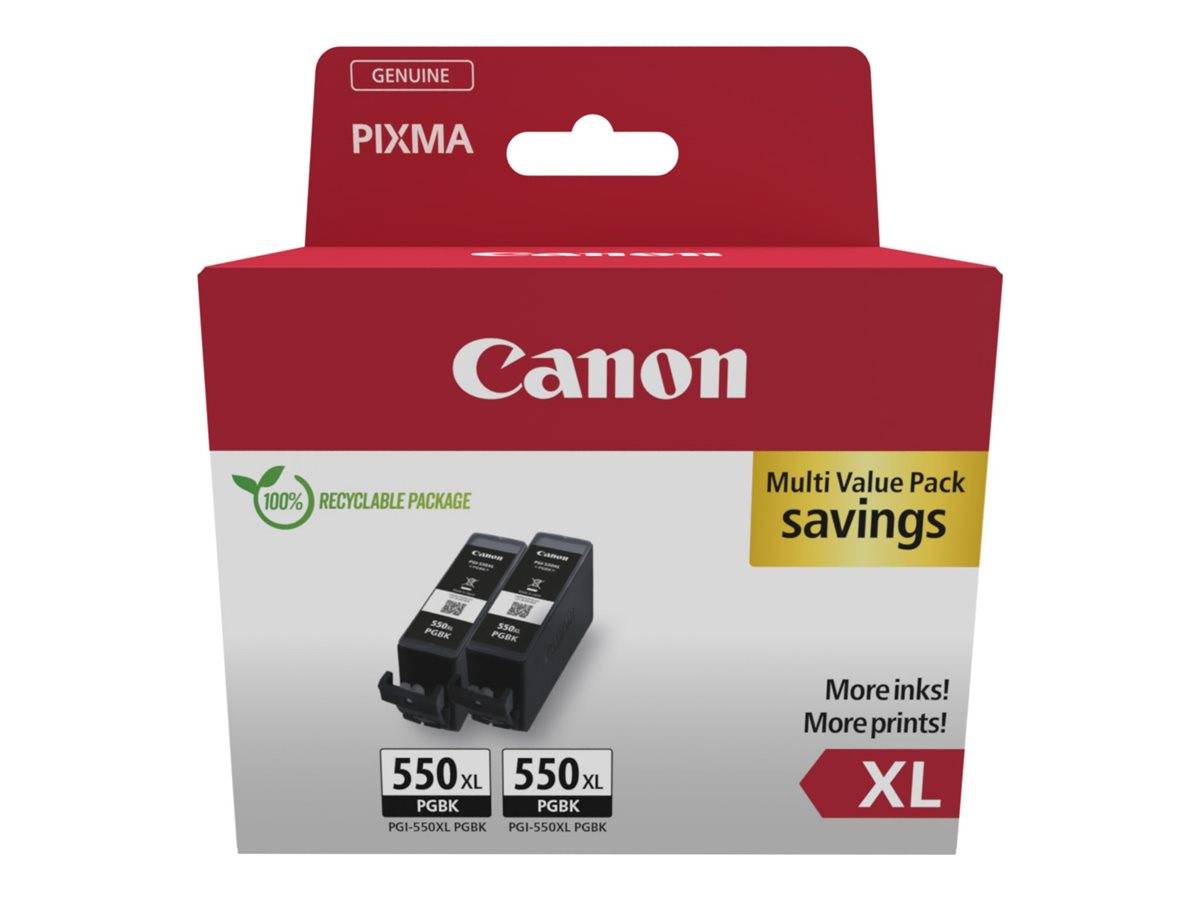 Canon Blæk PGI-550 PGBKXL Original Sort 6431B010-0