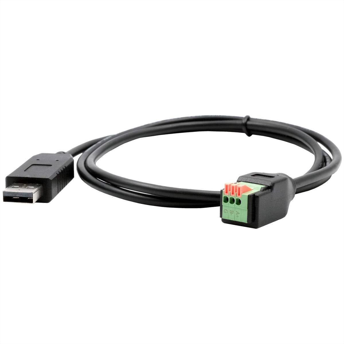 Exsys Computer Adapter EXSYS GmbH USB zu 1S Seriell RS-485 Kabel mit Terminal Block mit Drucktaster, 1. 1.00 m-2