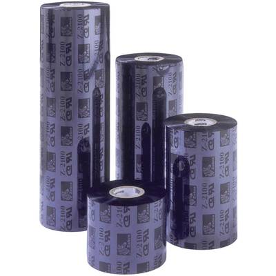 Zebra Termo-transfer-rulle etiketprinter Original Sort 12 stk ZipShip 2300 02300GS06407
