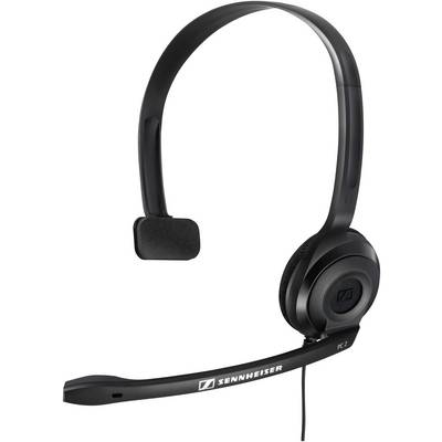Sennheiser PC 2 Chat On Ear-headset kabelbundet Sort Noise Cancelling Computer-0