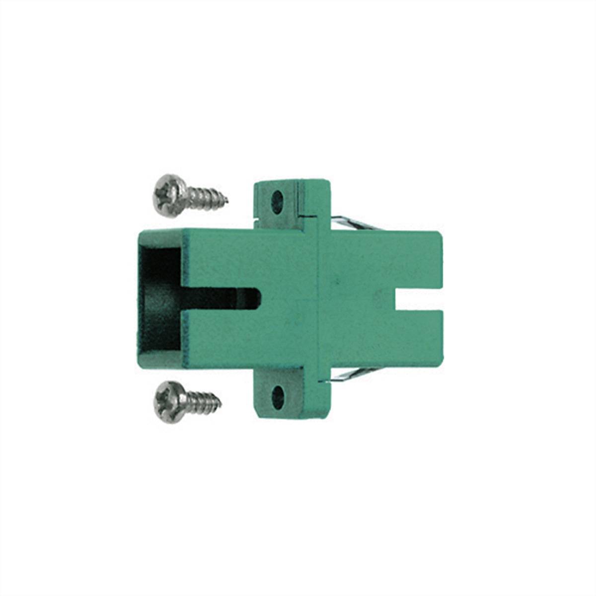 Telegärtner 100007243 LWL-adapter Grøn 1 stk-1