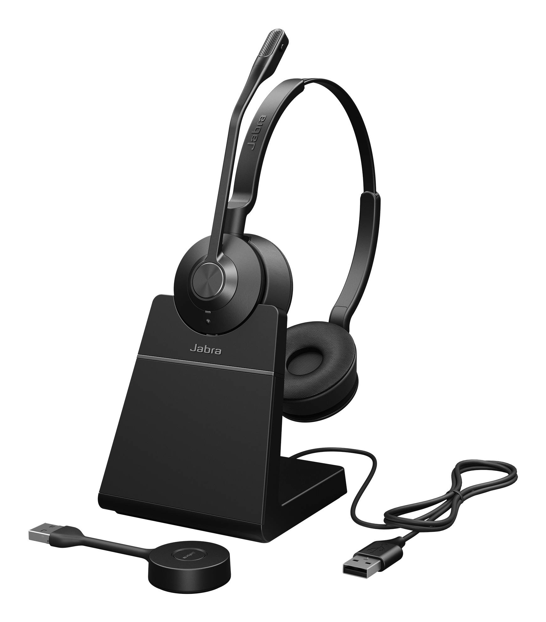 Jabra Jabra Engage 55 SE Stereo - Headset - On-Ear On Ear-headset DECT Stereo Flerfarvet Mikrofon-støjreduktion Høreværn-0