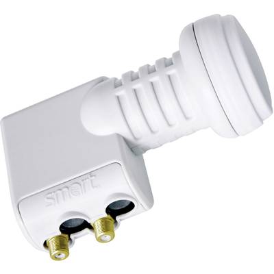 Smart Titanium Universal TT Twin-LNB Deltagerantal: 2 Feedoptagelse: 40 mm Lysegrå