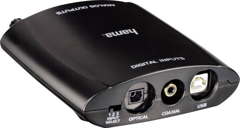Studiet Variant indad Hama Audio Konverter Digitaal naar analoog converter [Toslink,  Phono-Digital, USB - Phono, Jack] | Conradelektronik.dk
