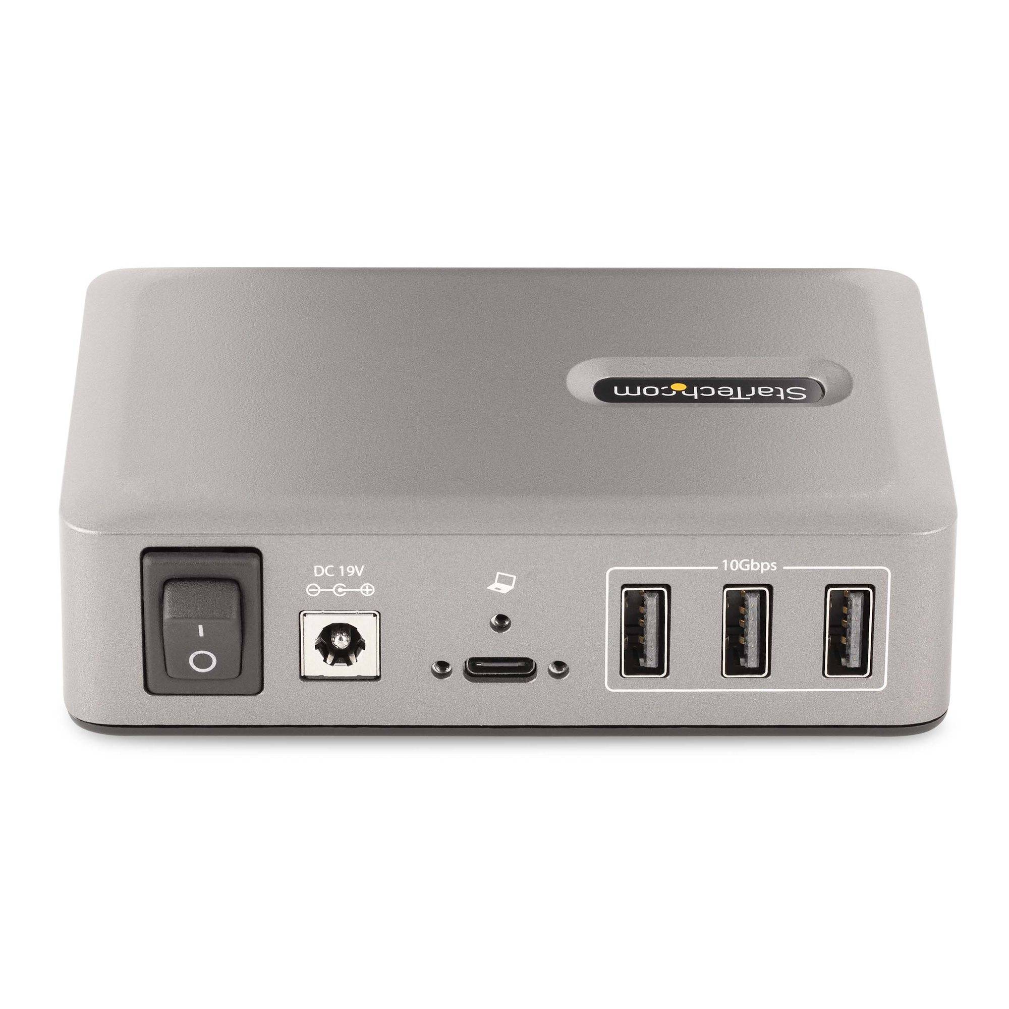 StarTech.com 10G8A2CS-USB-C-HUB USB-hub USB-A (USB 3.2 Gen 2) USB 3.2 Gen2 10 GBit/s med hurtig opladningsport Flerfarve-4