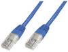 Digitus DK-1511-005/B RJ45 Netværkskabel, patchkabel CAT 5e U/UTP 0.50 m Blå 1 stk