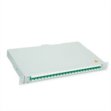 Telegärtner TELEGÄRTNER BASIS V LWL-Panel mit Kupplu    Glasfiber 1 U Grå