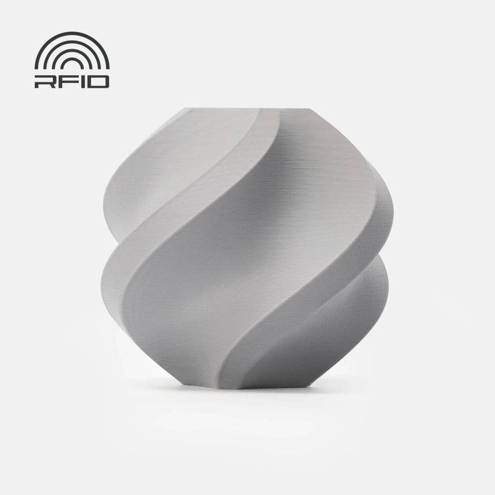BambuLab G02-D0-1.75-1000-SPLFREE PETG HF Refill Filament PETG HighSpeed filament, Mat 1.75 mm 1000 g Grå 1 stk-1