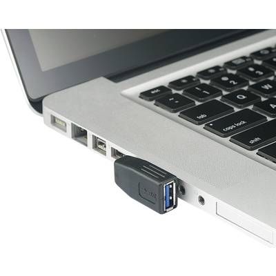 Renkforce USB 3.0 adapter A-stik til A-bøsning 90° vinklet i højre side