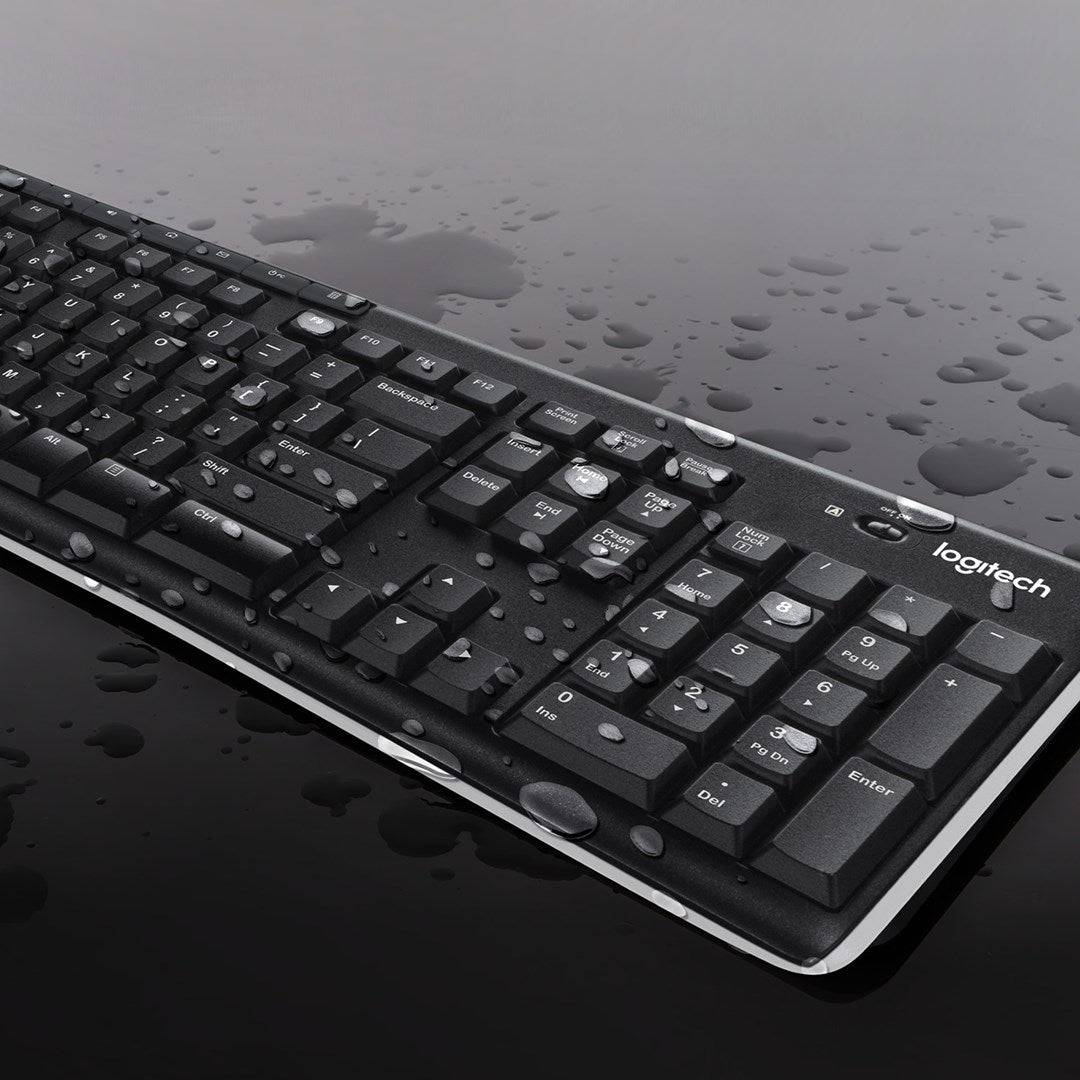 Logitech Kabelfri Tastatur US-engelsk, QWERTY Flerfarvet Stænkvandsbeskyttet-4