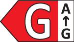 Energieffektivitetsklasse G (A - G)