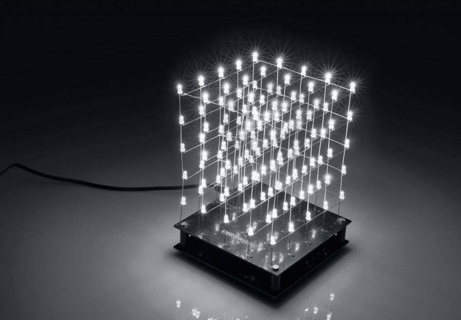 Whadda K8018W LED Würfel Bausatz Ausführung (Bausatz/Baustein): Bausatz 9 V/DC-4