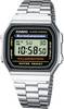 Casio Armbanduhr A168WA-1YES (B x H) 36.30 mm x 38.60 mm Silber Gehäusematerial=Kunstharz Material (Armband)=Edelstahl