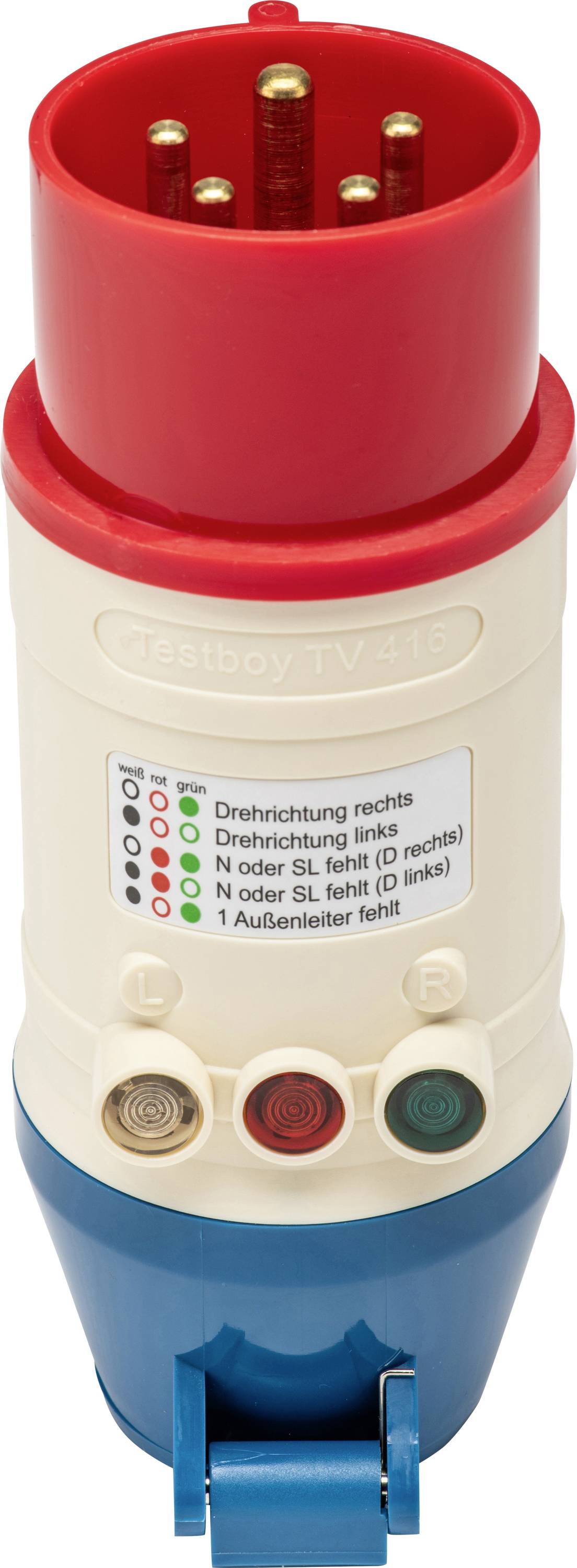 Testboy TV 416 Steckdosentester LED