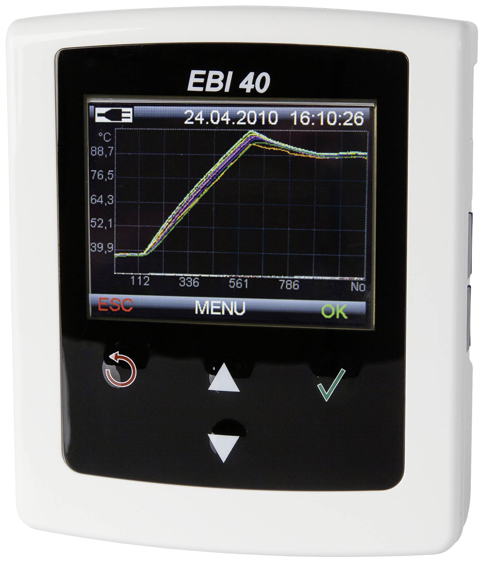 EBRO Temperatur-Datenlogger ebro EBI 40 TC-01 Messgröße Temperatur -200 bis 1200 °C Kalibriert
