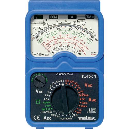 Thumbnail - Metrix MX 1 Hand-Multimeter analog CAT III 600 V