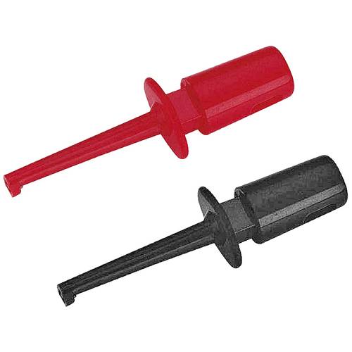 VOLTCRAFT Abgriffklemme Löten CAT I Schwarz, Rot