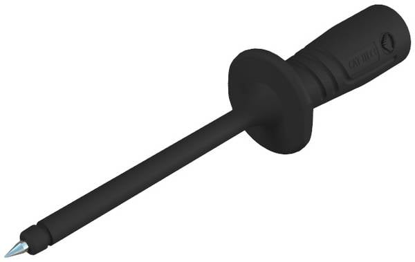 Hirschmann Test & Measurement PRUEF 2600 sw Sicherheits-Prüfspitze 972317100 Steckanschluss 4 mm CAT III 1000 V Schwarz 1 St.