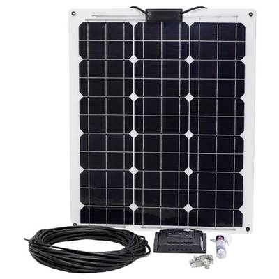 Sunset Solar-Set SM 50L 110263 Thermische Solaranlage 50 Wp inkl. Laderegler, inkl. Anschlusskabel