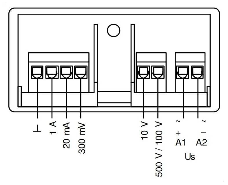 Ziehl MINIPAN 300 DC 1 mV - 500 V/DC / 1 mA - 1 A-1