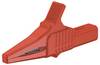Stäubli XKK-1001 Sicherheits-Abgreifklemme Steckanschluss 4 mm CAT II 1000 V Rot