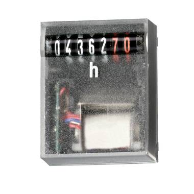 Digitales Zählwerk/Anzeigeeinheit mit der Anzeige "141789" auf einem Kubler-Gerät mit einem roten Knopf.